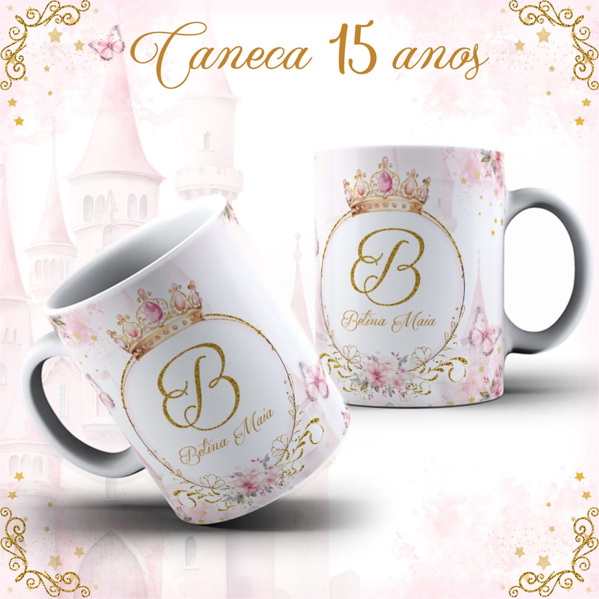 Kit Digital Encadernação 15 Anos Debutante 5 Kit Digital Encadernação 15 Anos Debutante - Imagem 5