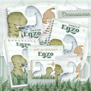 Encadernação Baby Dinossauros - Arquivo Digital 14 Encadernação Baby Dinossauros - Arquivo Digital