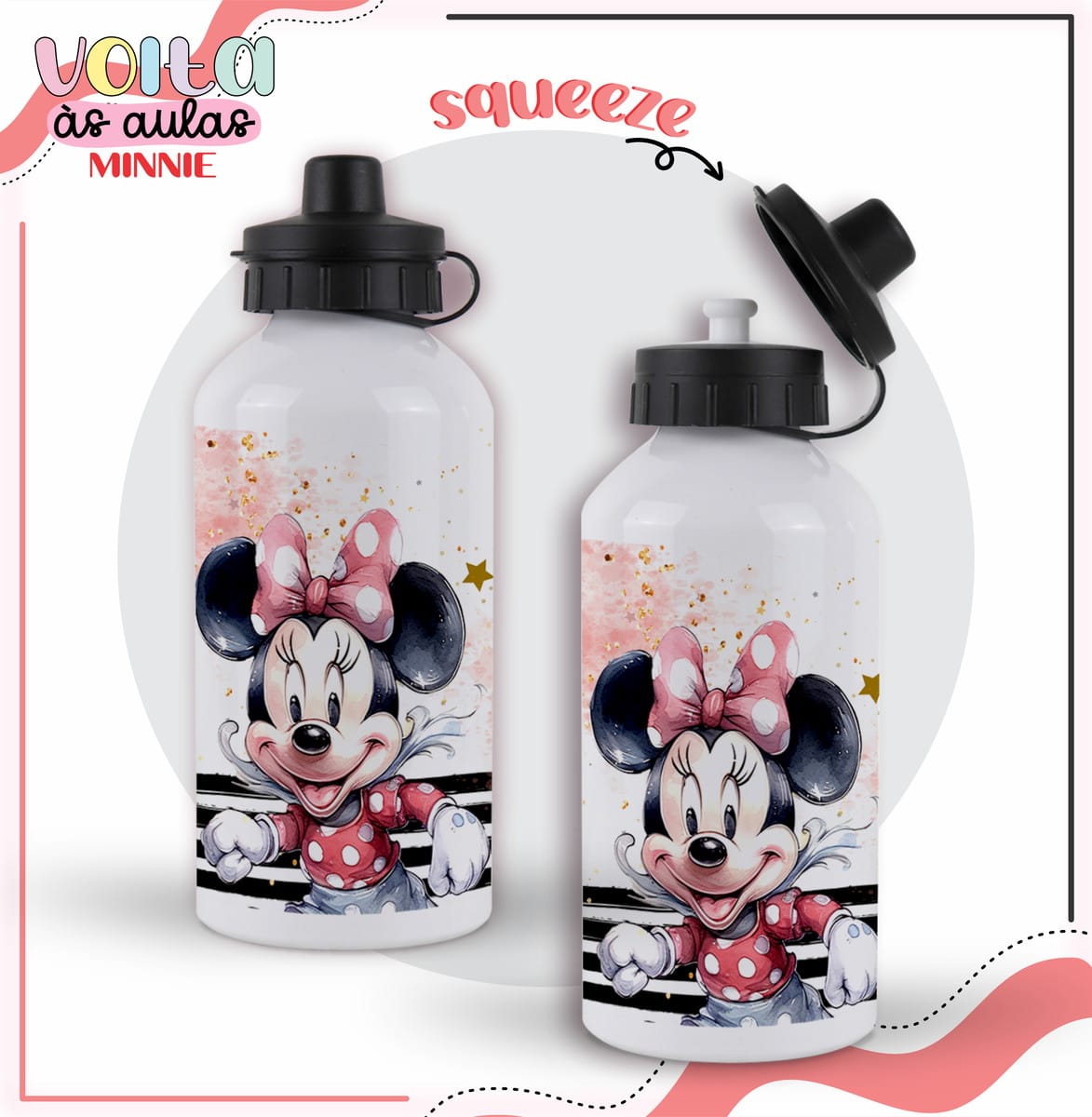 Kit Digital Encadernação Escolar Minnie Vermelha para Baixar 4 Kit Digital Encadernação Escolar Minnie Vermelha para Baixar - Imagem 4