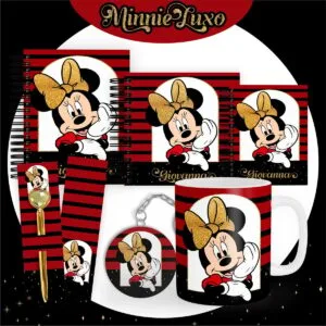 Encadernação Minnie Luxo - Arquivo Digital 6 Encadernação Minnie Luxo - Arquivo Digital