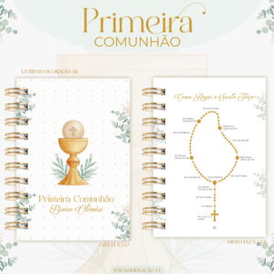 encadernacao primeira comunhao menino arquivo digital