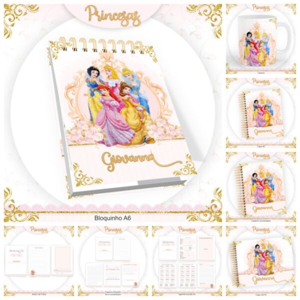 Encadernação Princesas - Arquivo Digital