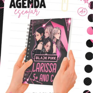 escolar black pink arquivo digital