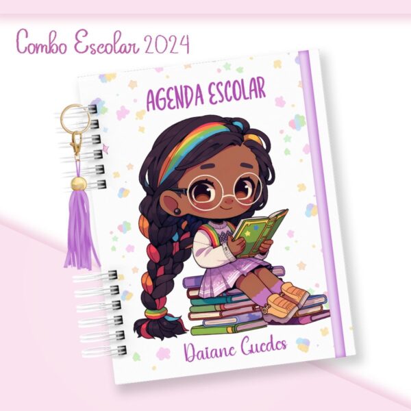 Escolar Menina Leitora - Arquivo Digital