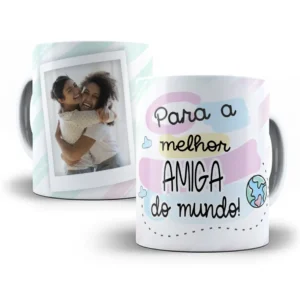 Estampa Caneca Criativa Para Celebrar Amizade Verdadeira