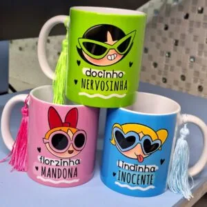 Estampa Caneca Meninas Super Poderosas Sublimacao