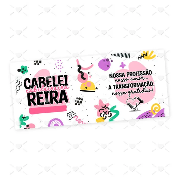 Estampa Caneca Profissões Cabeleireira Sublimação
