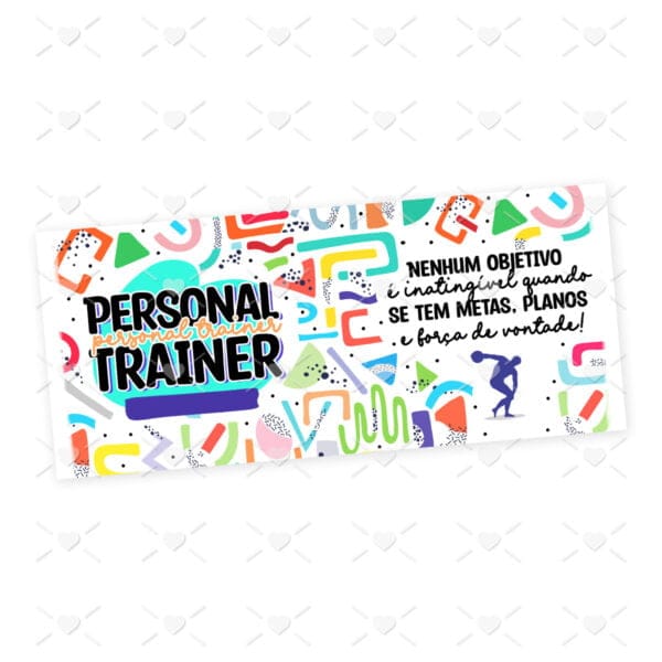 Estampa Caneca Profissões Personal Trainer Educação Física