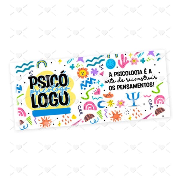 Estampa Caneca Profissões Psicólogo(a) Psicologia Sublimação