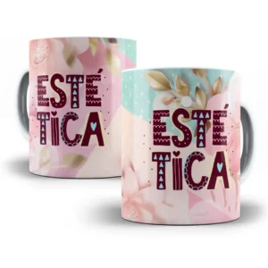 Estampa Caneca Tema Profissões Estética