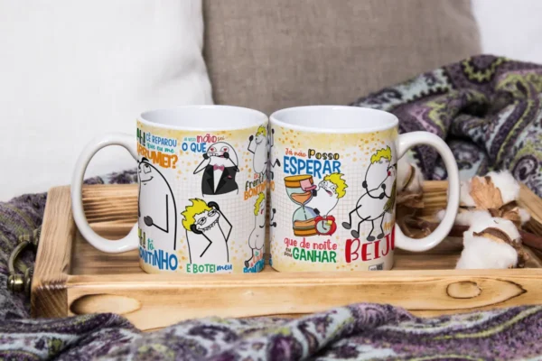Estampa Criativa Flork para Caneca - Estilo e Diversão