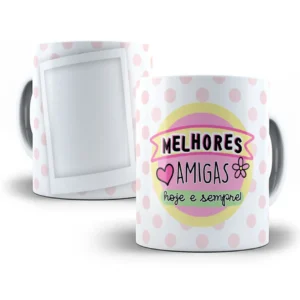 Estampa de Caneca Melhores Amigas Presente Ideal