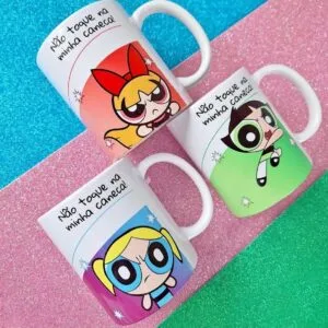 Estampa para Caneca Meninas Super Poderosas