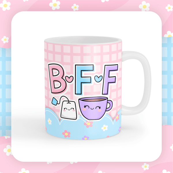 Estampas Caneca Dia da Amizade Artes Sublimação Frases Migas