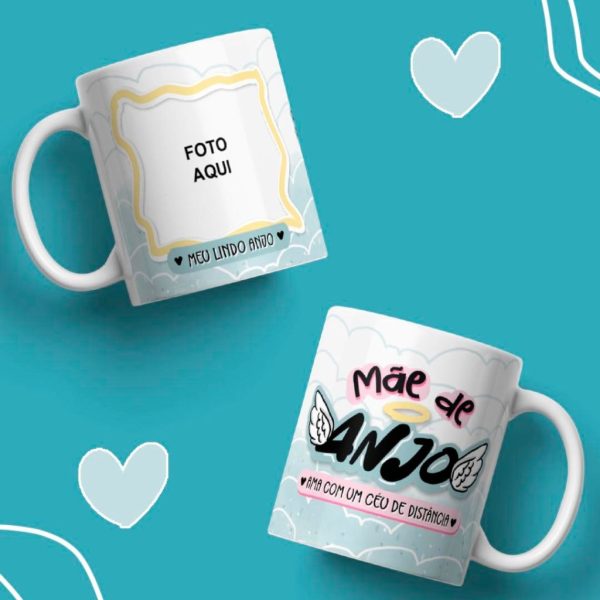 Estampas Caneca Dia das Mães Autismo Pet Cachorro Gato Png