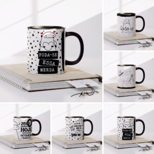 Estampas Caneca Flork Foda-se Tolerância Zero Pistola