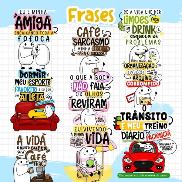 Estampas Caneca Flork Frases Engraçadas Amizade Subimação