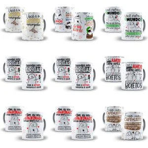 Estampas Caneca Namorados Flork Meme Frases Casal Engraçadas 16 Estampas Caneca Namorados Flork Meme Frases Casal Engraçadas