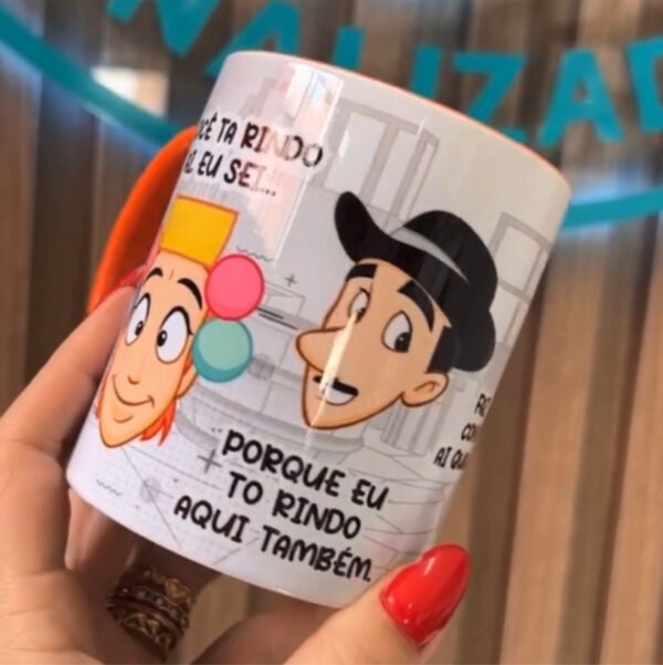 Estampas Caneca Turma do Chaves Frases Editável Em Corel