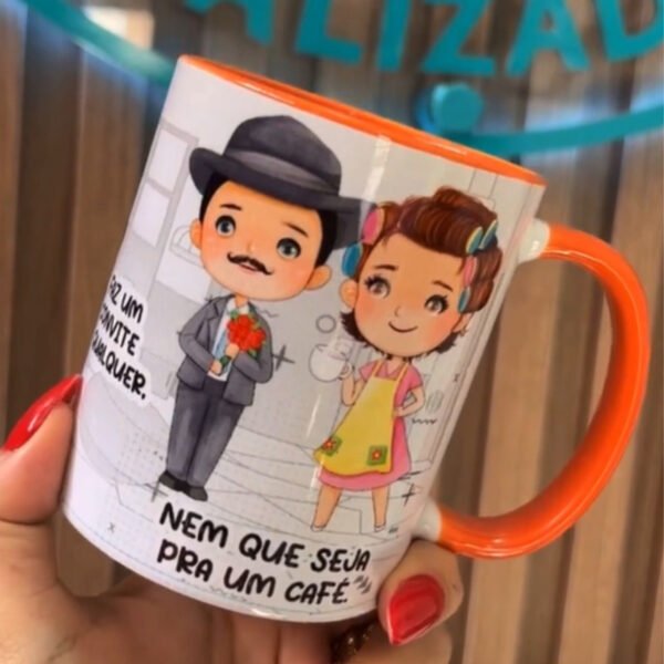 Estampas Caneca Turma do Chaves Frases Editável Em Corel