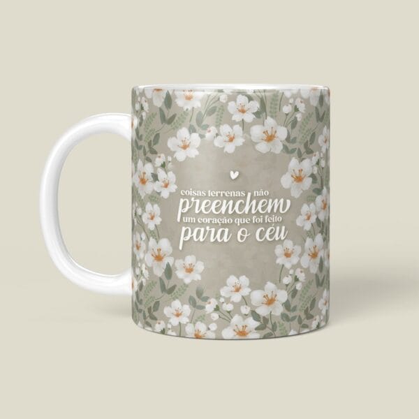 Estampas Canecas Cristã - Arquivo Digital