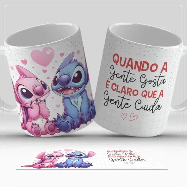 Estampas de Casais para Canecas - Dia dos Namorados