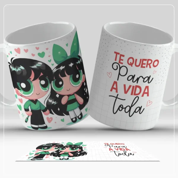 Estampas de Casais para Canecas - Dia dos Namorados