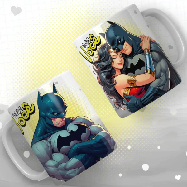 Estampas de Heróis para Dia dos Namorados - Canecas
