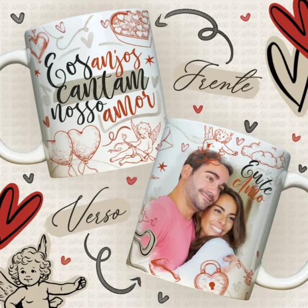 Estampas Exclusivas para Canecas de Namorados