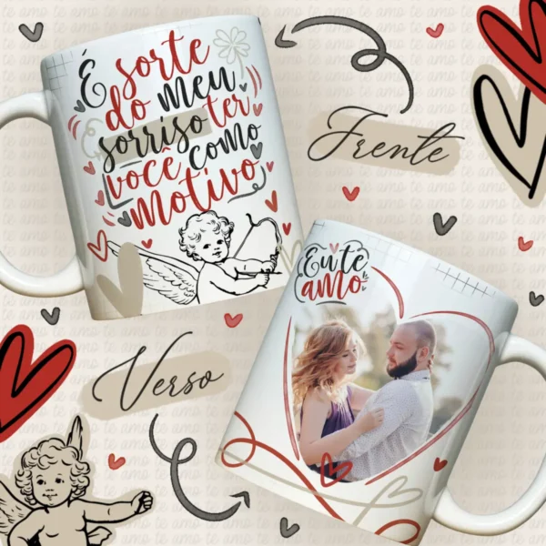 Estampas Exclusivas para Canecas de Namorados