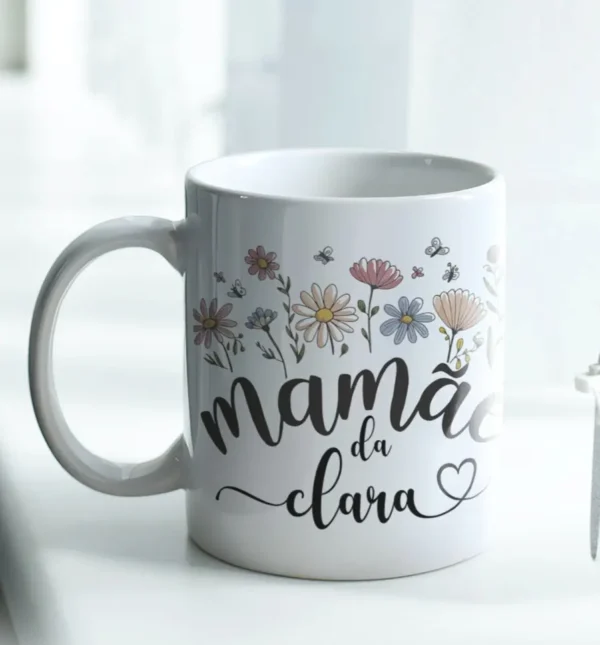 Estampas JPG Minimalistas para Canecas de Mães