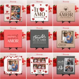 Estampas Personalizadas Caneca, Camisa, Azulejo - Namorados