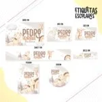 Etiqueta Escolar Dragões Baby - Arquivo Digital 8 Etiqueta Escolar Dragões Baby - Arquivo Digital