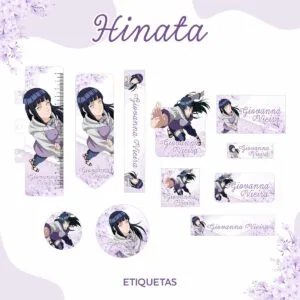 Etiqueta Escolar Hinata - Arquivo Digital 36 Etiqueta Escolar Hinata - Arquivo Digital