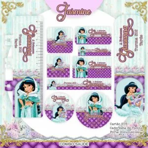 Etiqueta Escolar Jasmine - Arquivo Digital
