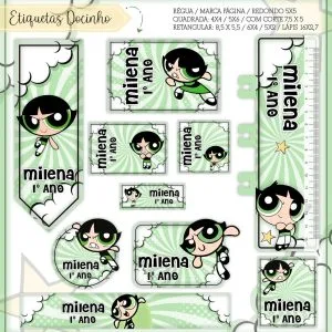 Etiqueta Escolar Tema Docinho - Arquivo Digital 29 Etiqueta Escolar Tema Docinho - Arquivo Digital