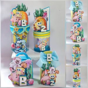 festa bob esponja luxo studio e pdf e so um bolinho