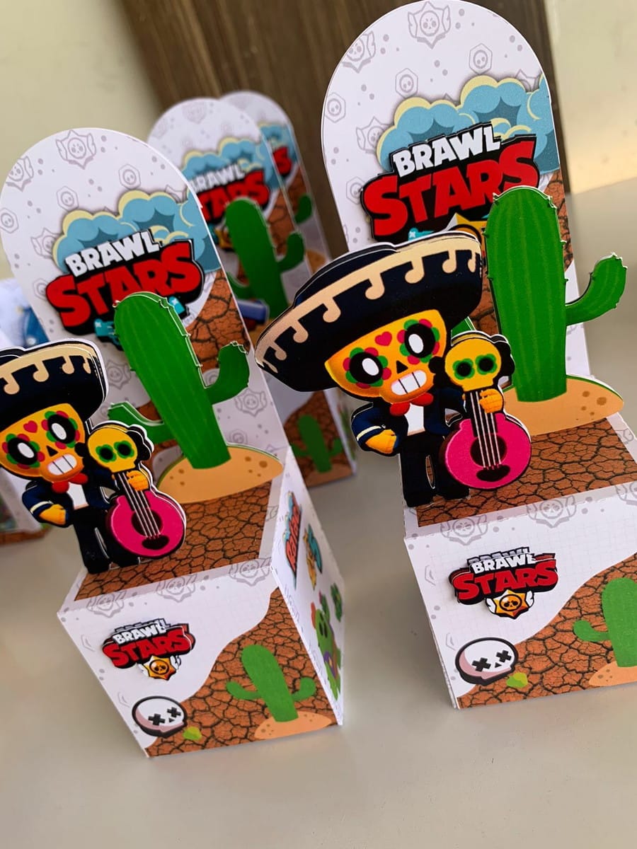 Kit Digital Brawl Stars com Caixas para Lembrancinhas 3 Kit Digital Brawl Stars com Caixas para Lembrancinhas - Imagem 3