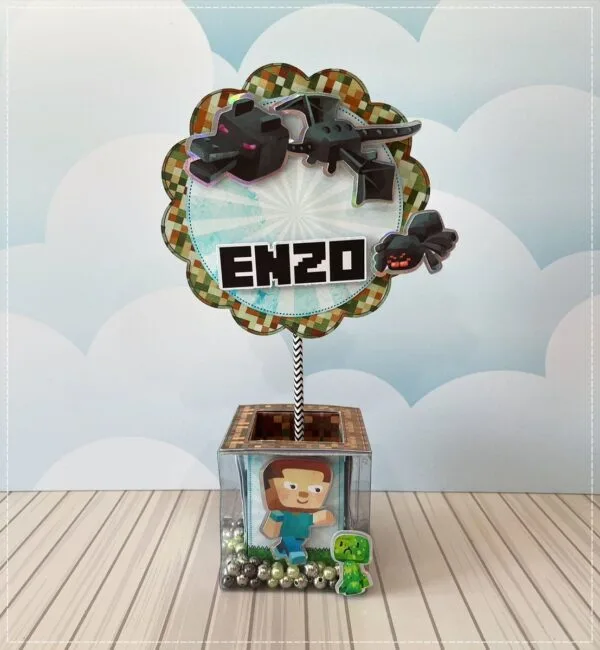 Festa Minecraft Luxo - Arquivo Digital