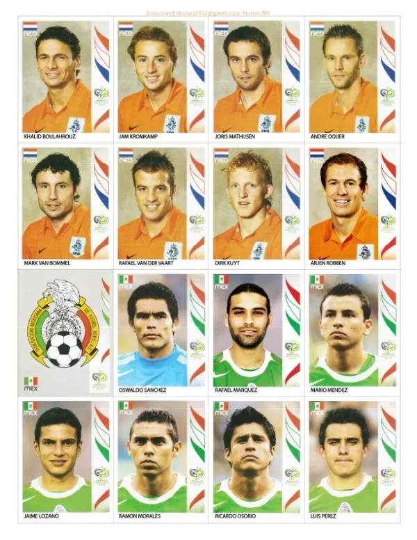 Figurinhas Copa Do Mundo Alemanha 2006 Arquivo Em Pdf 2