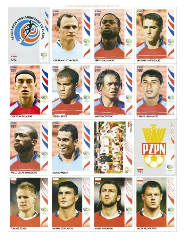 Figurinhas Copa Do Mundo Alemanha 2006 Arquivo Em Pdf 3