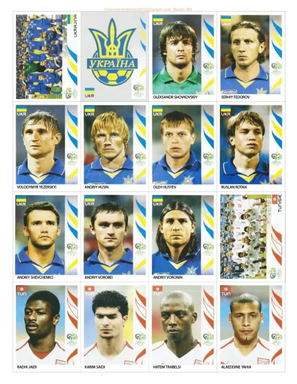 Figurinhas Copa Do Mundo Alemanha 2006 Arquivo Em Pdf