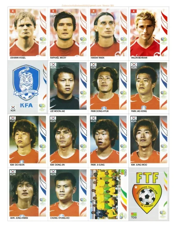 Figurinhas Copa Do Mundo Alemanha 2006 Arquivo Em Pdf 7