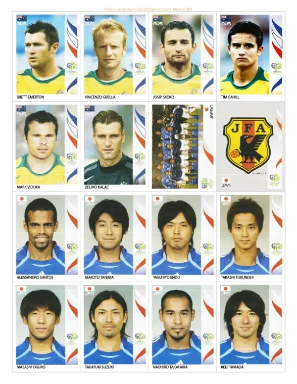Figurinhas Copa Do Mundo Alemanha 2006 Arquivo Em Pdf 9