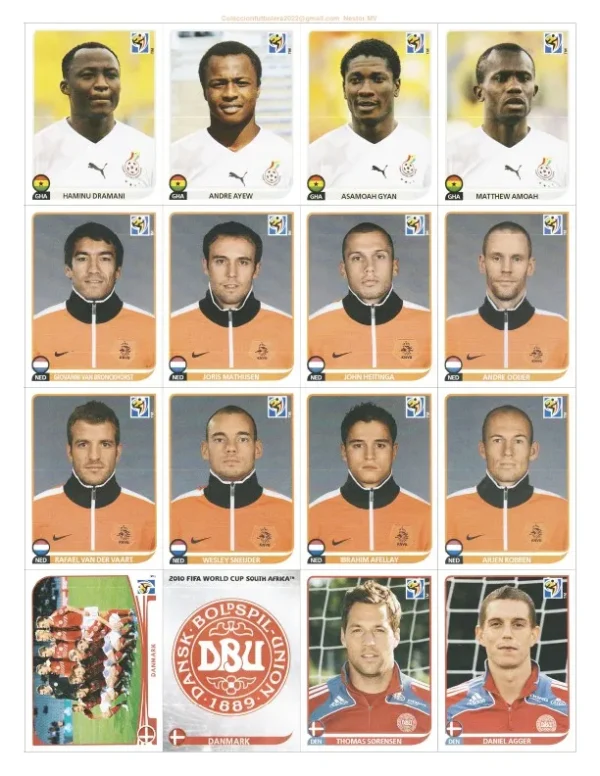 Figurinhas Copa Mundo 2010 África Do Sul Pdf Para Imprimir