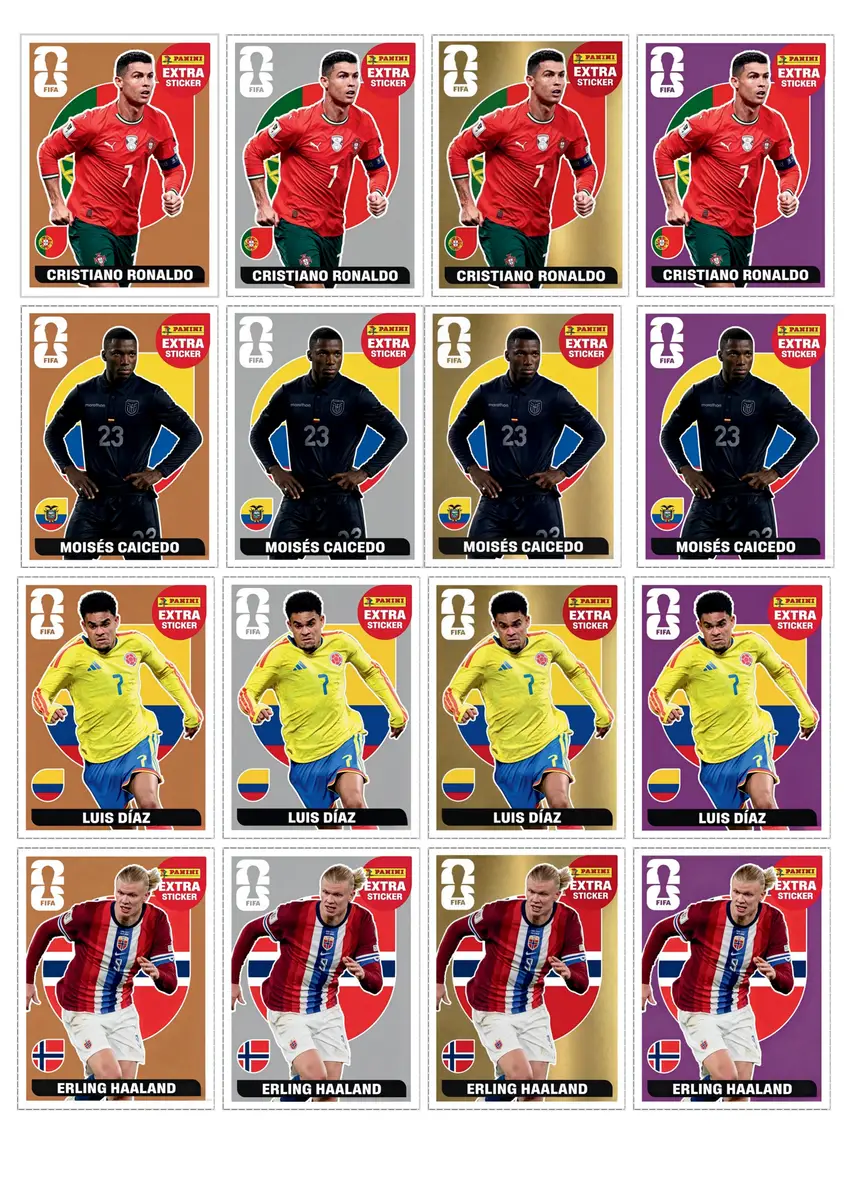 Figurinhas Legends Copa do Mundo 2026 Extra Sticker em PDF 2 Figurinhas Legends Copa do Mundo 2026 Extra Sticker em PDF