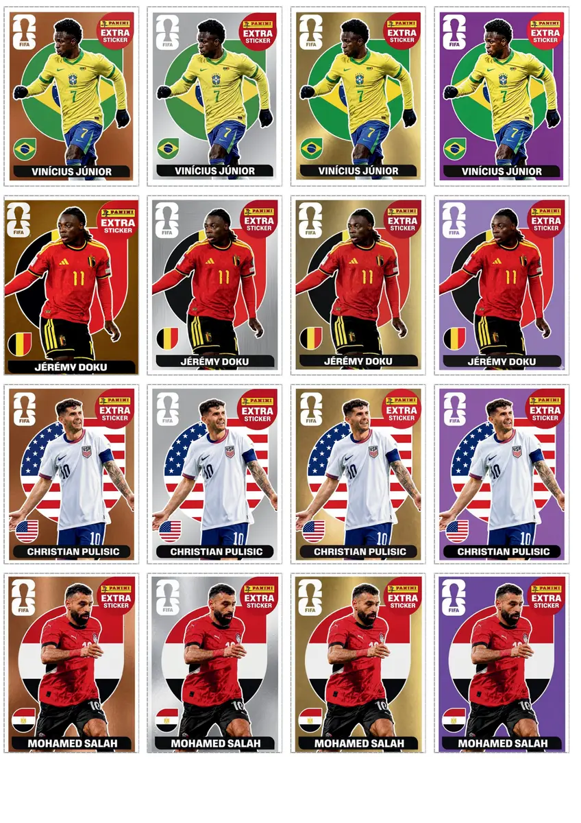 Figurinhas Legends Copa do Mundo 2026 Extra Sticker em PDF 4 Figurinhas Legends Copa do Mundo 2026 Extra Sticker em PDF