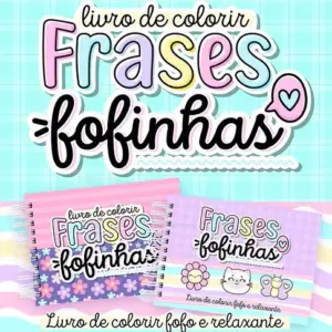 Frases Doces em Livro de Colorir Digital para Baixar