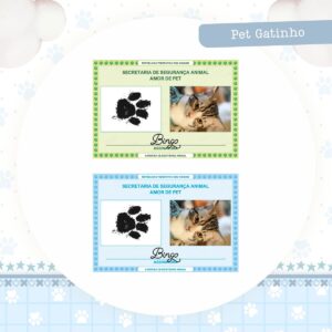 Identidade Pet Gatinho - Arquivo Digital