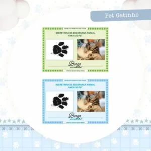 Identidade Pet Gatinho - Arquivo Digital